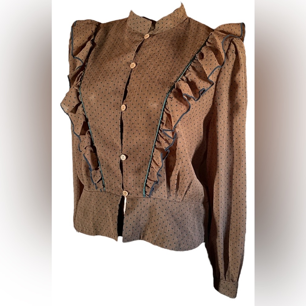 Vintage Lady’s Guide Ruffle Blouse